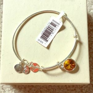 Alex and Ani Topaz Birthstone Bracelet